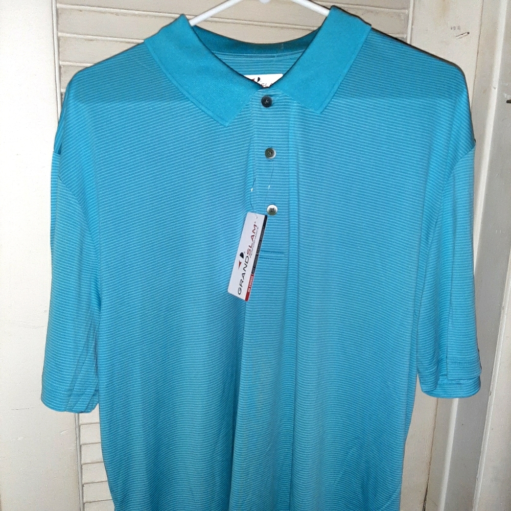 GrandSlam Light Blue Polo Shirt